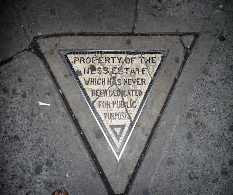 Weird Landmarks You'll Want to Visit - The Hess Triangle, New York City