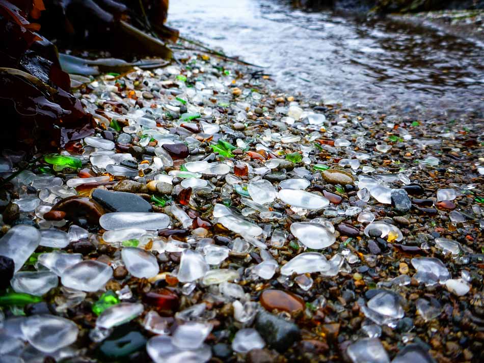 Weird Landmarks You'll Want to Visit - Glass Beach, California