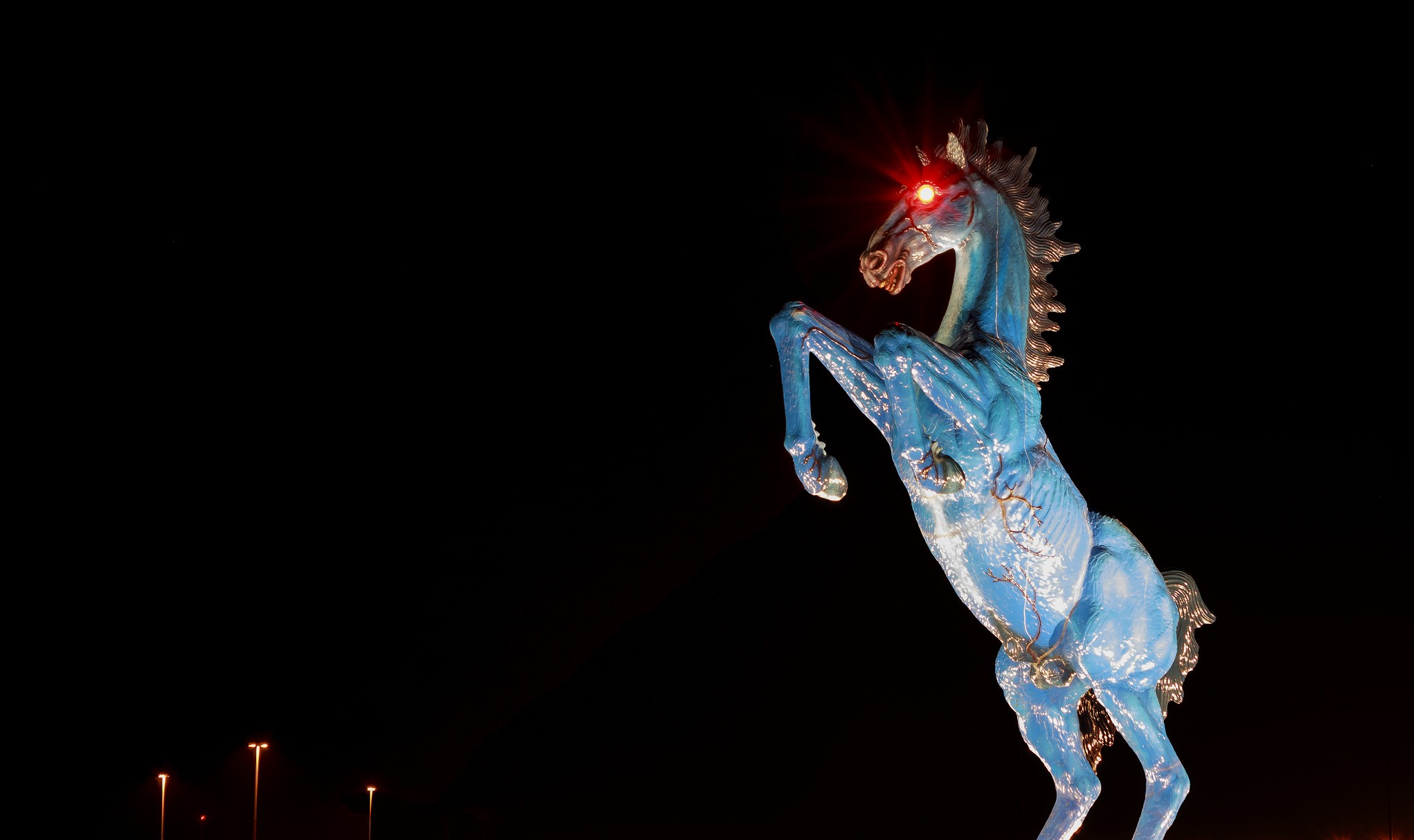 Weird Landmarks You'll Want to Visit - Blue Mustang, Denver Airport