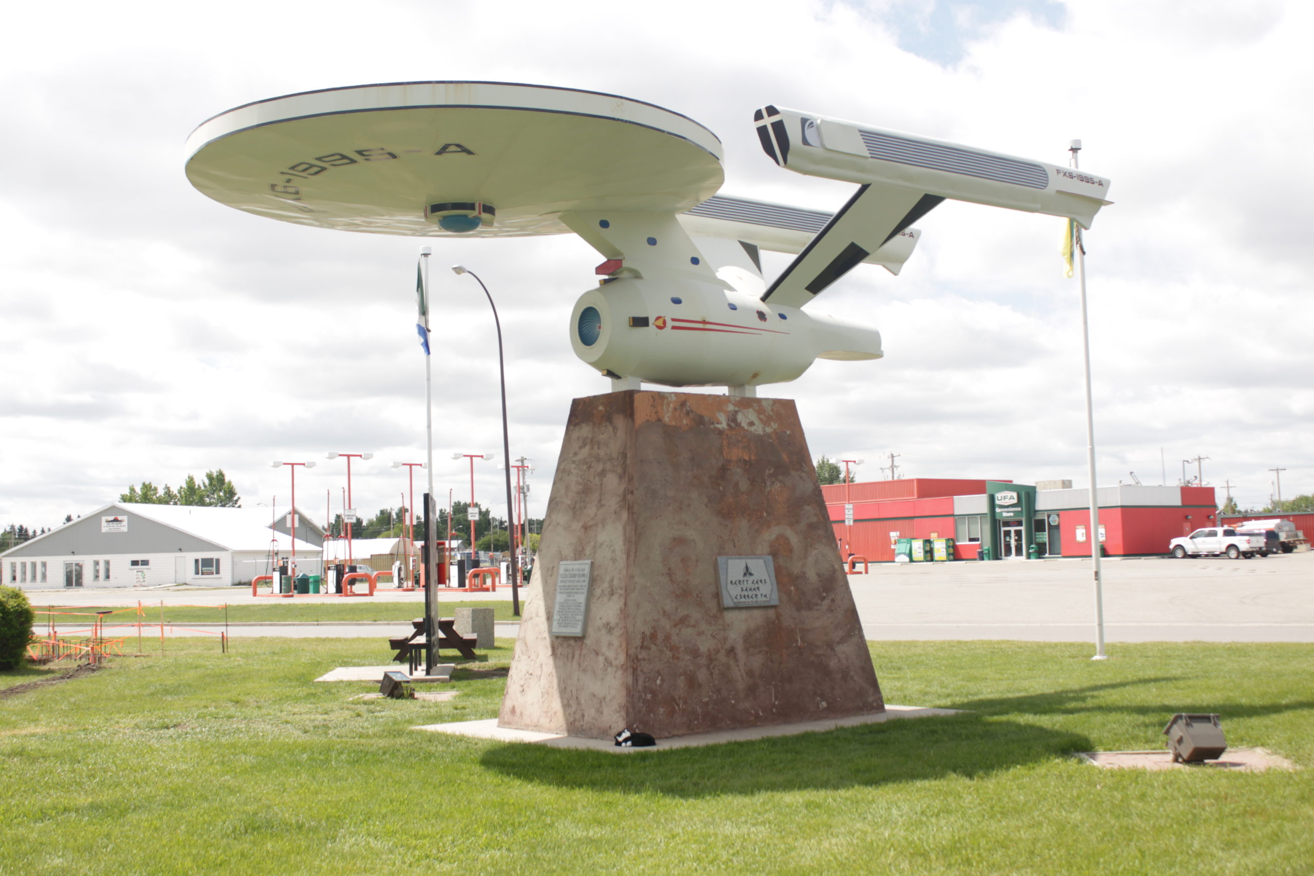 Weird Landmarks You'll Want to Visit - The Starship Enterprise, Vulcan, Alberta