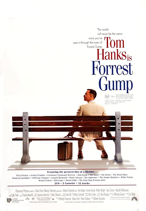 The Best Movies of All Time according to IMDB - Forrest Gump - 1994