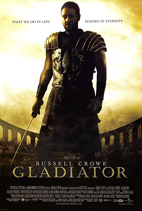 The Best Movies of All Time according to IMDB - Gladiator - 2000